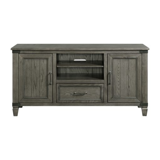 Intercon Brushed Pewter Foundry TV Console - Image 4