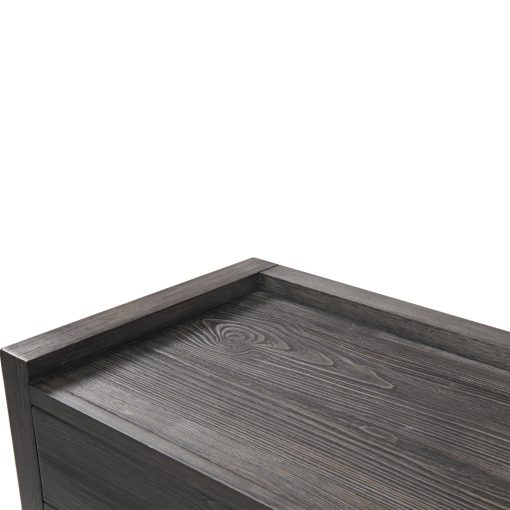 Intercon Portia Drawer Brushed Brindle Nightstand - Image 4
