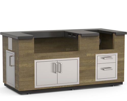 Fire Magic Reclaimed Wood 77 Inch Island Bundle