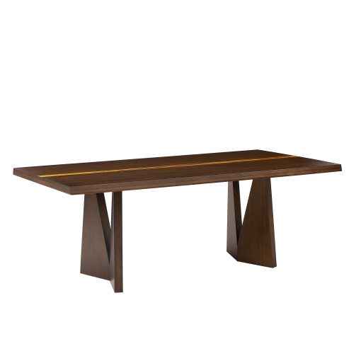 Greenington Torrey Black Walnut 84" Dining Table/Table Top with Tiger - Image 2