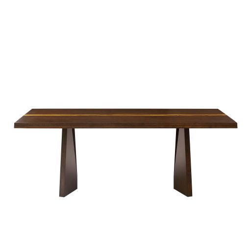 Greenington Torrey Black Walnut 84" Dining Table/Table Top with Tiger - Image 3