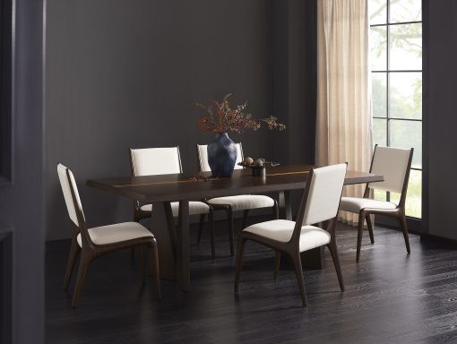 Greenington Torrey Black Walnut 84" Dining Table/Table Top with Tiger - Image 9