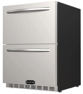 Wildfire Outdoor Living 24" Stainless Steel Dual Door Fridge