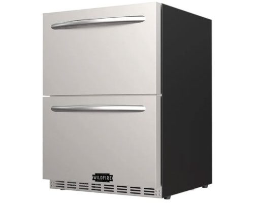 Wildfire Outdoor Living 24" Stainless Steel Dual Door Fridge