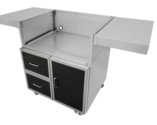 Wildfire Outdoor Living Grill Cart Black Stainless Steel