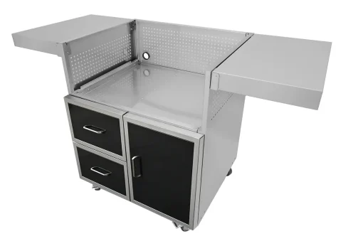 Wildfire Outdoor Living Grill Cart Black Stainless Steel