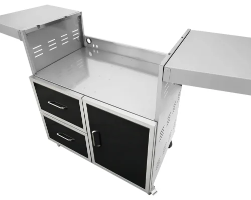 Wildfire Outdoor Living 30" Griddle Cart Black Stainless Steel