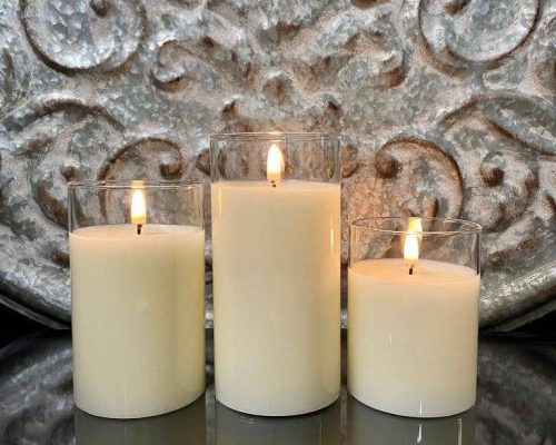 The Light Garden Radiance Classic Trio Simply Ivory Set of 3