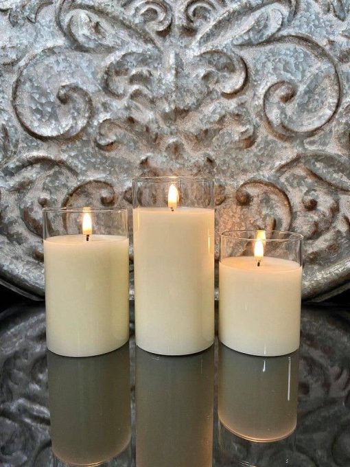 The Light Garden Radiance Classic Trio Simply Ivory Set of 3