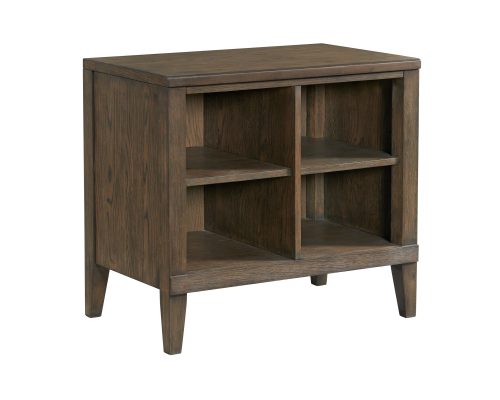 Intercon Preston Weathered Vintage Oak Bunching Open File Cabinet