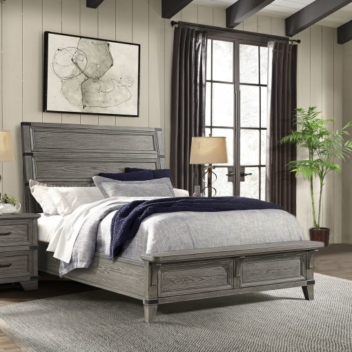Intercon Forge Brushed Steel Bed - Image 5