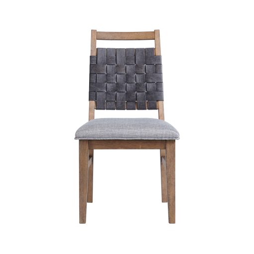 Intercon Oslo Woven Weathered Chestnut Chair - Image 2