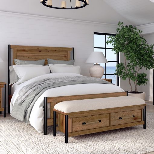 Intercon Norcross Hickory Standard Bed - Image 4