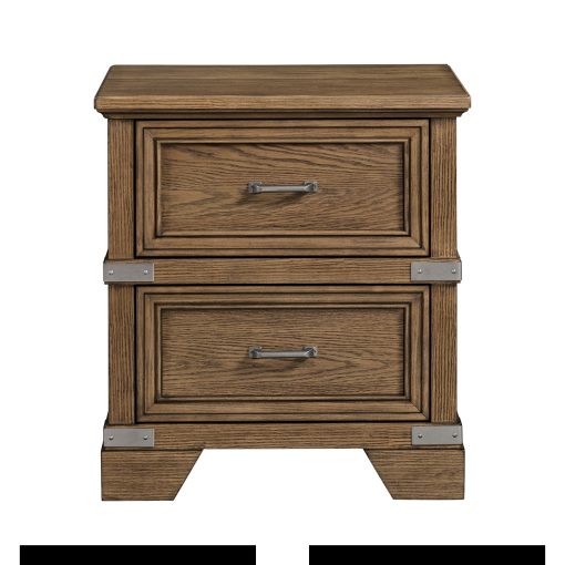 Intercon Forge Nightstand | Weathered Chestnut - Image 2