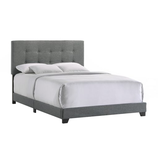 Intercon Addyson Gunmetal Upholstered Bed - Image 10