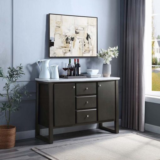 Acme Gray Oak Madan Server