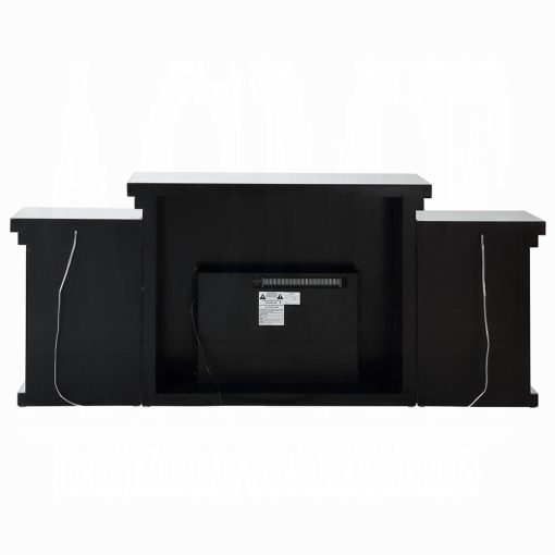 Acme Noralie Mirrored & Faux Diamonds Fireplace with Led - Image 15