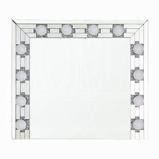 Acme Noralie Acrylic Glass Accent Mirror - Image 3