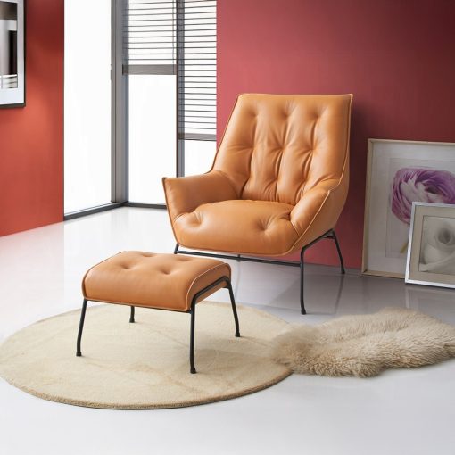 Acme Zusa Accent Chair & Ottoman - Image 5