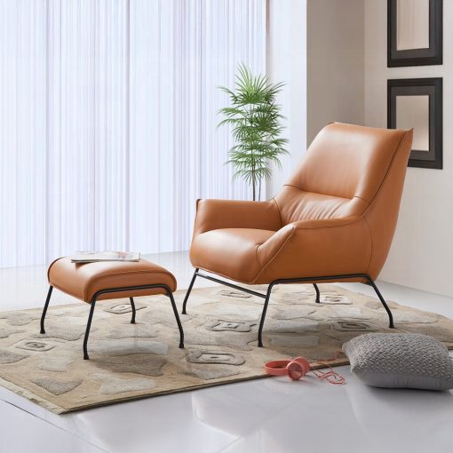 Acme Jabel Accent Chair & Ottoman - Image 6