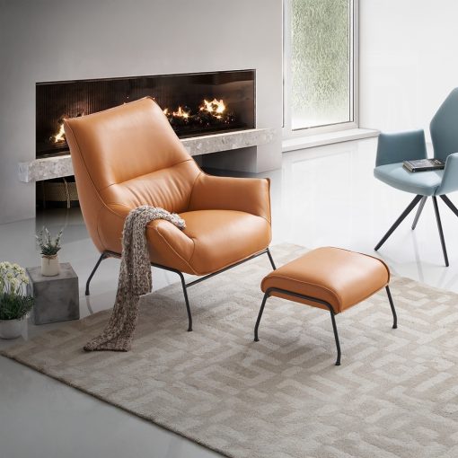 Acme Jabel Accent Chair & Ottoman - Image 10