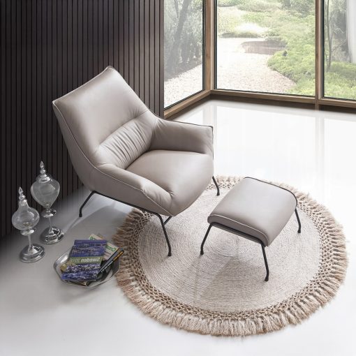 Acme Jabel Accent Chair & Ottoman - Image 18