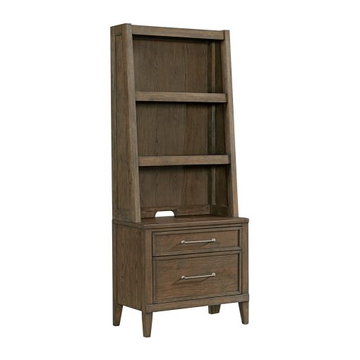 Intercon Preston Weathered Vintage Oak 48" Bunching Bookcase - Image 3