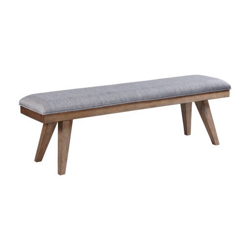 Intercon Oslo Backless Weathered Chestnut Bench