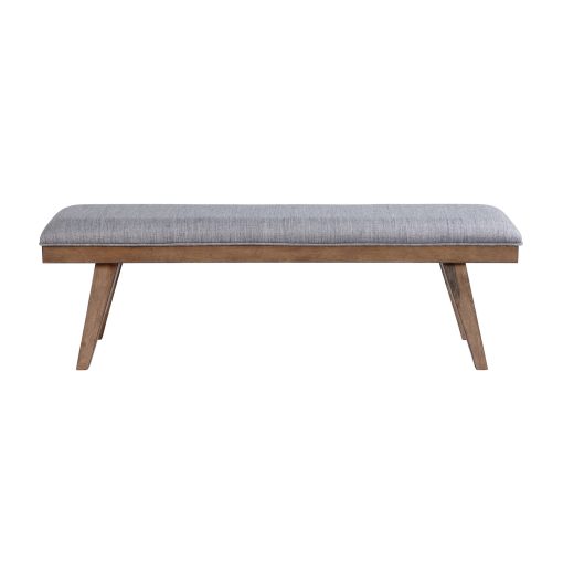 Intercon Oslo Backless Weathered Chestnut Bench - Image 2