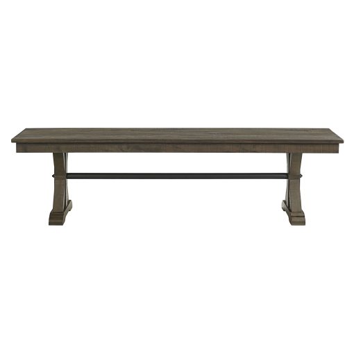 Intercon Sullivan Burnished Clay Dining Bench - Image 2