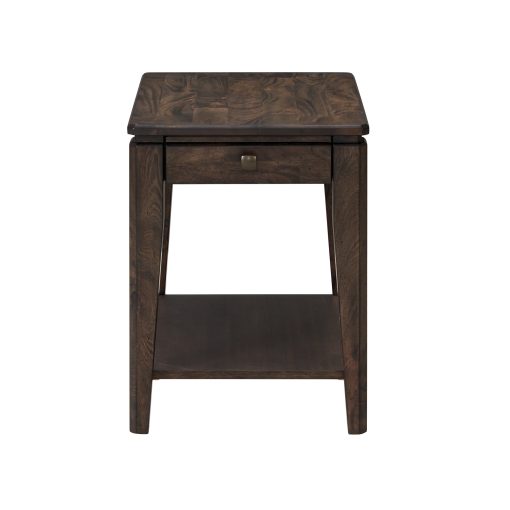 Intercon Kauai Brushed Mango Wood Chairside Table - Image 2