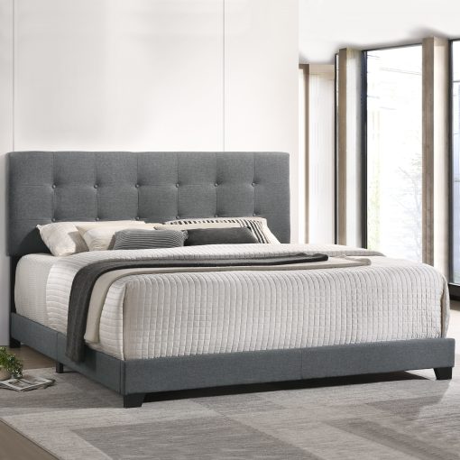 Intercon Addyson Gunmetal Upholstered Bed - Image 13