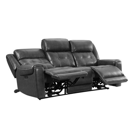 Intercon Regis Dual-Power Sofa | Baron Charcoal - Image 3