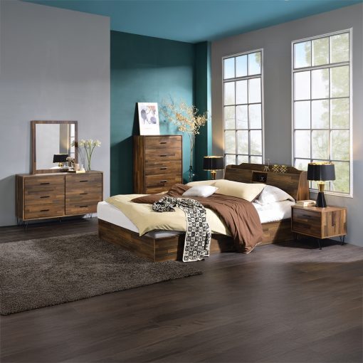 Acme Hestia Queen Bed with Storage - Image 7