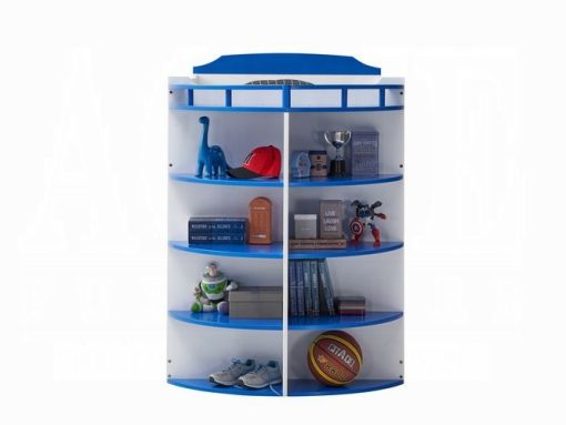 Acme Neptune Sky Blue & White Twin/Twin Bunk Bed - Image 4