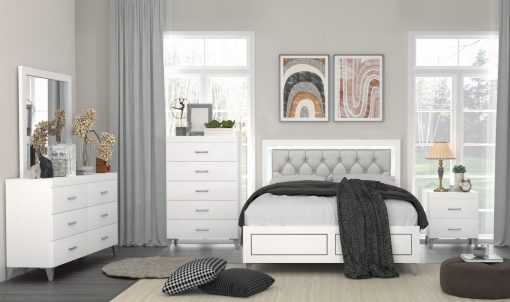 Acme Casilda White Mirror - Image 3
