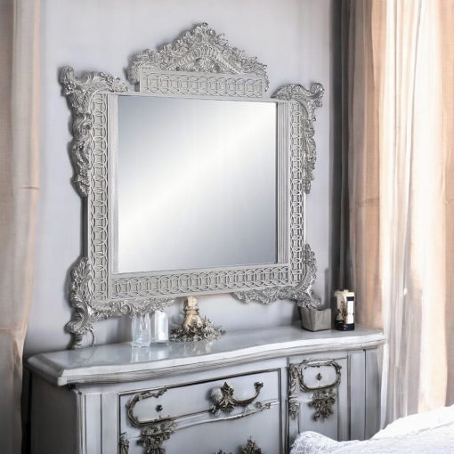Acme Valkyrie Antique Platinum Mirror - Image 8