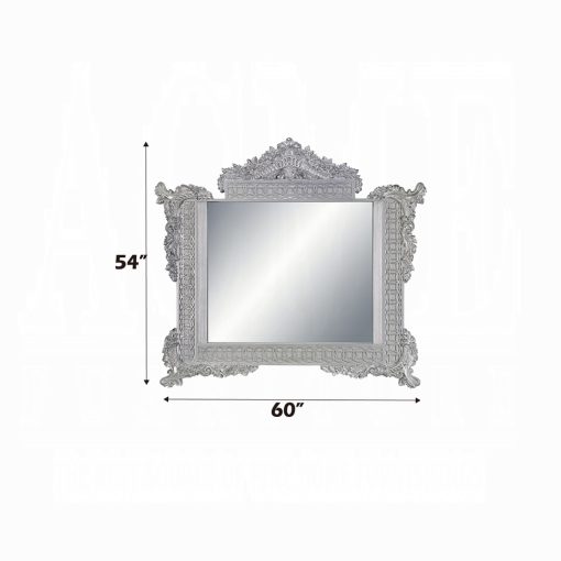Acme Valkyrie Antique Platinum Mirror - Image 7