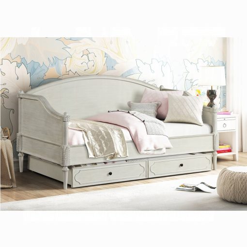 Acme Lucien Antique White Trundle (Twin) - Image 3