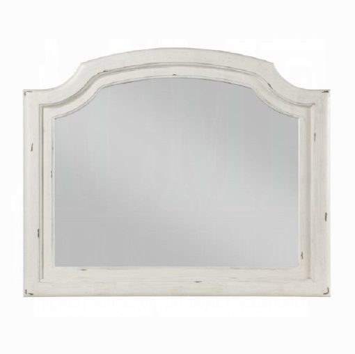 Acme Jaqueline Antique White Mirror - Image 2