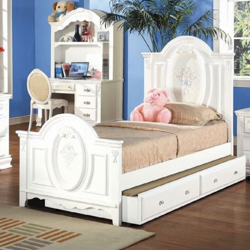 Acme Flora White Bed - Image 7