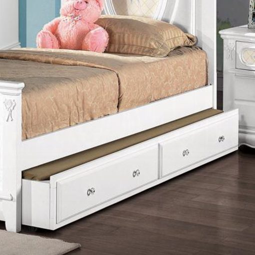 Acme Flora White Trundle (Twin)