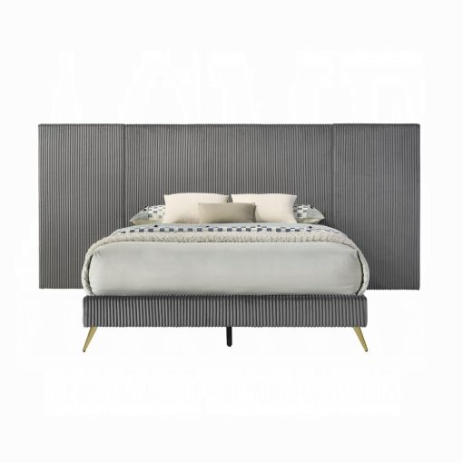 Acme Muilee Gray Fabric Ek Wall Bed - Image 3