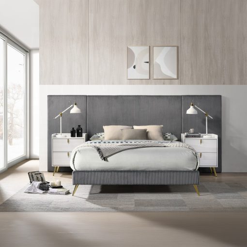 Acme Muilee Gray Fabric Ek Wall Bed - Image 6