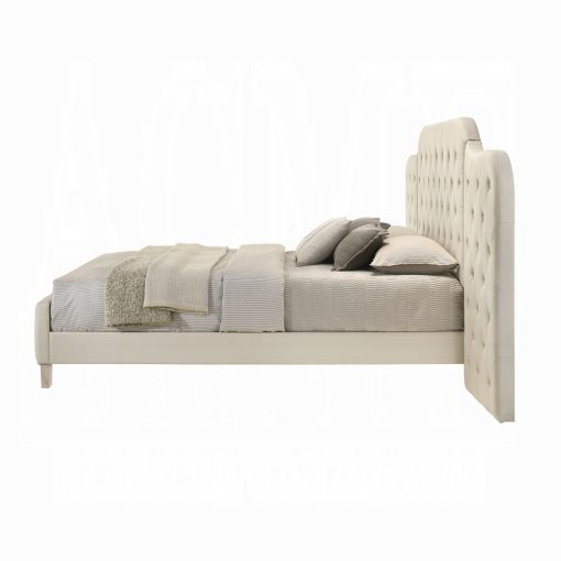 Acme Ranallo Beige Linen & Natural Queen Wall Bed - Image 5