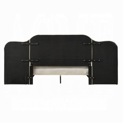 Acme Ranallo Beige Linen & Natural Queen Wall Bed - Image 4