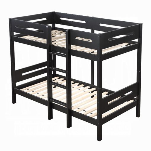 Acme Ekko Black Twin/Twin Bunk Bed - Image 2