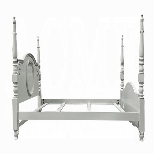 Acme Flora Gray Bed with Poster - Image 4