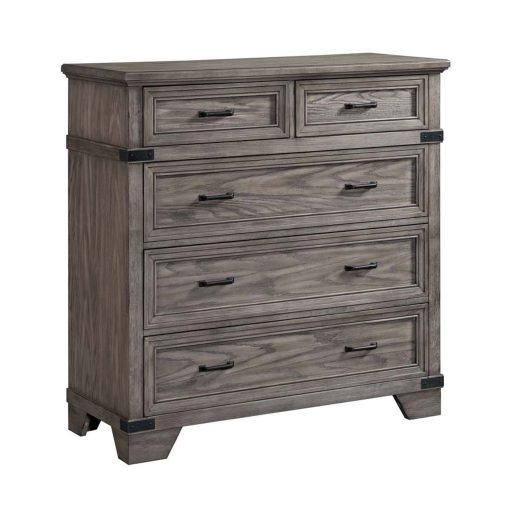 Intercon Forge Media Chest | Brushed Steel