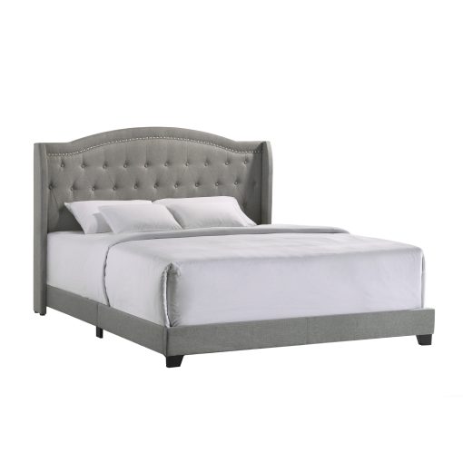 Intercon Rhyan Smoke Finish Upholstered Bed - Image 13